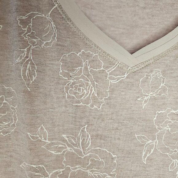 WHITE HOUSE BLACK MARKET Women's Light Pink Short Sleeve Casual Top Small - Picture 3 of 6